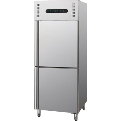 Stalgast Kühl- / Tiefkühlkombination, 300 + 300 Liter, geeignet für GN 2/1; 68x200x84.5 cm (BxHxT); silber Stalgast Kühl- / Tiefkühlkombination, 300 + 300 Liter, geeignet für GN 2/1; 68x200x84.5 cm (BxHxT); silber