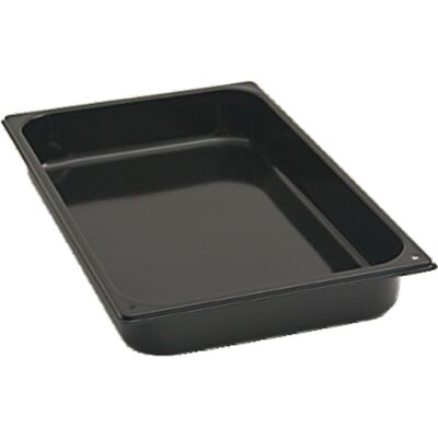 Stalgast Einschubblech, Emaille; GN 1/1, 32.5x4x53 cm (BxHxT); schwarz Stalgast Einschubblech, Emaille; GN 1/1, 32.5x4x53 cm (BxHxT); schwarz