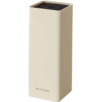 ECHTWERK - Square - creme - 9,3cm x 21cm - Messerblock ECHTWERK - Square - creme - 9,3cm x 21cm - Messerblock
