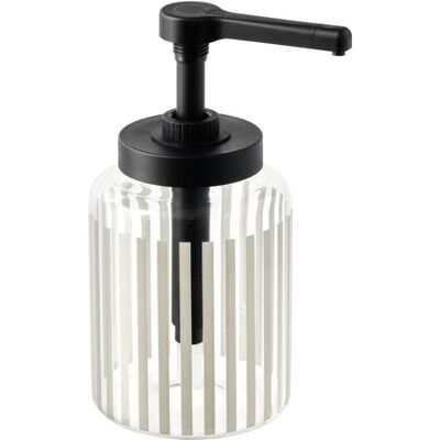 APS Dosierspender DISPENSA; 1.7 l, 13x13x13x22 cm (LxBxØxH); transparent/grau APS Dosierspender DISPENSA; 1.7 l, 13x13x13x22 cm (LxBxØxH); transparent/grau