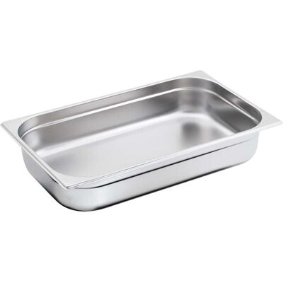 Stalgast Edelstahl Gastronormbehälter Serie BASIC; GN 1/1, 19 l, 53x32.5x15 cm (LxBxT); silber Stalgast Edelstahl Gastronormbehälter Serie BASIC; GN 1/1, 19 l, 53x32.5x15 cm (LxBxT); silber
