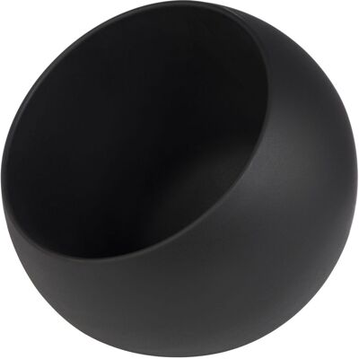 APS Servierschale MOON, Melamin; 800 ml, 19x19x19x17.5 cm (LxBxØxH); transparent/schwarz; rund APS Servierschale MOON, Melamin; 800 ml, 19x19x19x17.5 cm (LxBxØxH); transparent/schwarz; rund