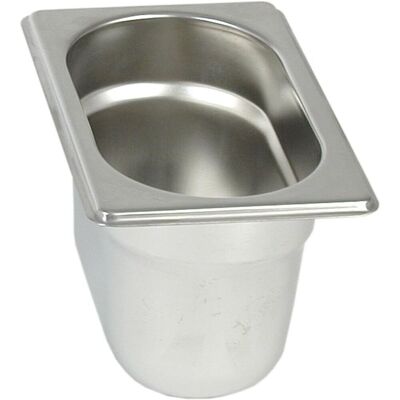 Stalgast Gastronormbehälter Serie BASIC, GN 1/9; GN 1/9, 0.8 l, 17.6x10.8x10 cm (LxBxT); silber Stalgast Gastronormbehälter Serie BASIC, GN 1/9; GN 1/9, 0.8 l, 17.6x10.8x10 cm (LxBxT); silber