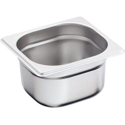 Stalgast Gastronormbehälter Serie BASIC, GN 1/6; GN 1/6, 2 l, 17.6x16.2x15 cm (LxBxT); silber Stalgast Gastronormbehälter Serie BASIC, GN 1/6; GN 1/6, 2 l, 17.6x16.2x15 cm (LxBxT); silber
