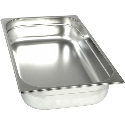Stalgast Edelstahl Gastronormbehälter Serie BASIC; GN 1/1, 5 l, 53x32.5x4 cm (LxBxT); silber Stalgast Edelstahl Gastronormbehälter Serie BASIC; GN 1/1, 5 l, 53x32.5x4 cm (LxBxT); silber
