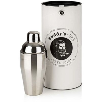 BUDDY'S - Classic - Silber - 0,5 L - Cocktail Shaker BUDDY'S - Classic - Silber - 0,5 L - Cocktail Shaker