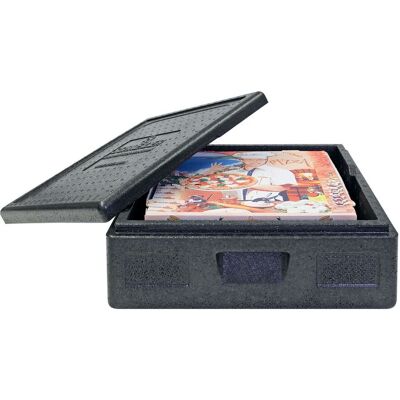 Schneider EPP Transportbox TOP-BOX Pizza small, 40 Liter; 12 l, 41x41x16.5 cm (LxBxH); schwarz Schneider EPP Transportbox TOP-BOX Pizza small, 40 Liter; 12 l, 41x41x16.5 cm (LxBxH); schwarz