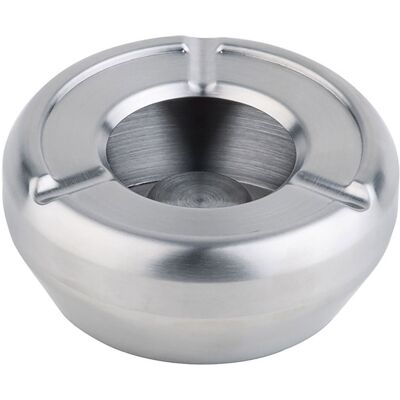 APS Windaschenbecher FORGE, Edelstahl; 12.5x12x4.3 cm (BxØxH); silber; rund APS Windaschenbecher FORGE, Edelstahl; 12.5x12x4.3 cm (BxØxH); silber; rund