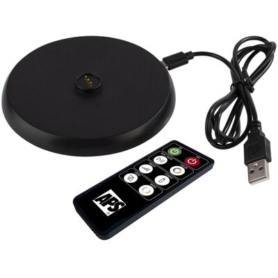 APS Ersatzteilset für Akkutischleuchten; 11x11x1 cm (LxBxH); schwarz APS Ersatzteilset für Akkutischleuchten; 11x11x1 cm (LxBxH); schwarz