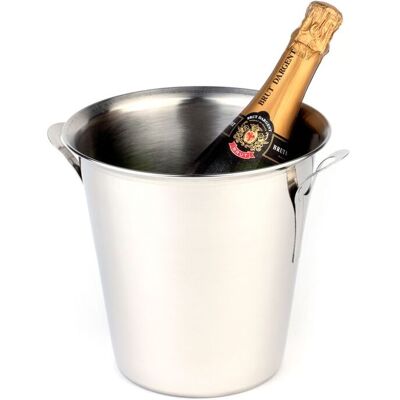 APS Weinkühler/Sektkühler, Edelstahl; 3.5 l, 22x22x21x21 cm (LxBxØxH); silber APS Weinkühler/Sektkühler, Edelstahl; 3.5 l, 22x22x21x21 cm (LxBxØxH); silber