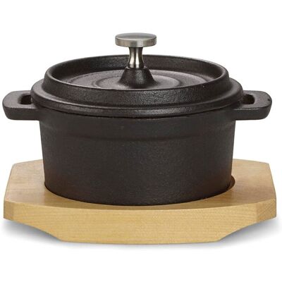 ECHTWERK Mini Cocotte - Gusseisen, Ofen, Grill, BBQ - 0,25L ECHTWERK Mini Cocotte - Gusseisen, Ofen, Grill, BBQ - 0,25L