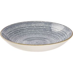 Churchill Teller tief Studio Prints Slate Blue Coupe; 1136 ml, 24.8x3.6 cm (ØxH); blau/braun; rund; 12 Stück / Pack Churchill Teller tief Studio Prints Slate Blue Coupe; 1136 ml, 24.8x3.6 cm (ØxH); blau/braun; rund; 12 Stück / Pack