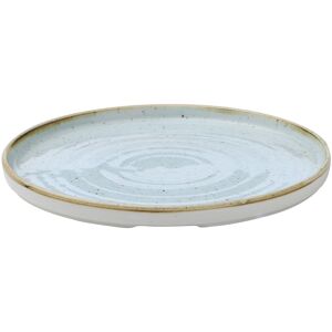 Churchill Teller flach Stonecast Duck Egg mit Steilrand; 26x2 cm (ØxH); hellblau/braun; rund; 6 Stück / Pack Churchill Teller flach Stonecast Duck Egg mit Steilrand; 26x2 cm (ØxH); hellblau/braun; rund; 6 Stück / Pack