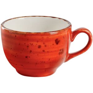 Vega Cappuccino Tasse - 220ml, 6er Pack, Rostrot Vega Cappuccino Tasse - 220ml, 6er Pack, Rostrot