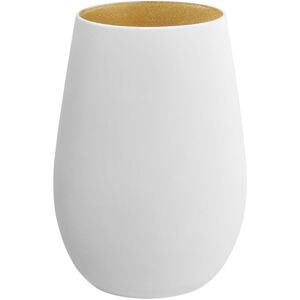 Vega Glaswaren - 460ml Weiß/Gold - Kristall oder Metall - Spülmaschinenfest - Elegantes Trinkglas Vega Glaswaren - 460ml Weiß/Gold - Kristall oder Metall - Spülmaschinenfest - Elegantes Trinkglas