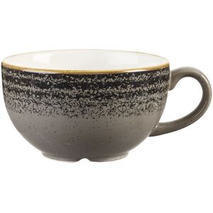 Churchill Cappuccino Tasse Studio Prints Charcoal Black; 227 ml, 9.5x5.5 cm (ØxH); schwarz; rund; 12 Stück / Pack Churchill Cappuccino Tasse Studio Prints Charcoal Black; 227 ml, 9.5x5.5 cm (ØxH); schwarz; rund; 12 Stück / Pack