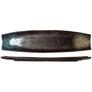 Cosy & Trendy Platte Black yoru rechteckig; 51x13x3.5 cm (LxBxH); schwarz/blau; 2 Stück / Pack Cosy & Trendy Platte Black yoru rechteckig; 51x13x3.5 cm (LxBxH); schwarz/blau; 2 Stück / Pack