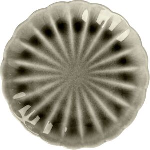 Vega Modell - Blumenteller aus Porzellan - 15.2x2.3cm - Grau - Teller Vega Modell - Blumenteller aus Porzellan - 15.2x2.3cm - Grau - Teller