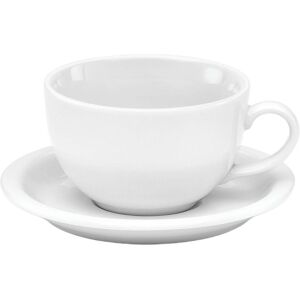 van Well Milchkaffee-Untertasse Amerika, 16,5 cm, van Well; 16.5x2.2 cm (ØxH); weiß; rund; 6 Stück / Pack van Well Milchkaffee-Untertasse Amerika, 16,5 cm, van Well; 16.5x2.2 cm (ØxH); weiß; rund; 6 Stück / Pack