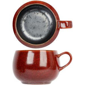 Cosy & Trendy Elements Maroon Kaffeetasse 19Cl D7Xh6,2Cm Mit Henkel; 320 ml, 9.5x12.5x8.4x6.5 cm (LxBxØxH); rostbraun/anthrazit; rund; 6 Stück / Pack Cosy & Trendy Elements Maroon Kaffeetasse 19Cl D7Xh6,2Cm Mit Henkel; 320 ml, 9.5x12.5x8.4x6.5 cm (LxBxØxH); rostbraun/anthrazit; rund; 6 Stück / Pack