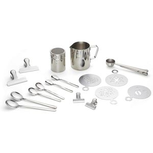 ECHTWERK Kaffeezubehör 23-tlg; 0.6 l; silber ECHTWERK Kaffeezubehör 23-tlg; 0.6 l; silber