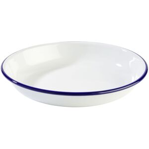 APS Tiefe Platte - Weiß mit Blauem Rand - 24cm APS Tiefe Platte - Weiß mit Blauem Rand - 24cm
