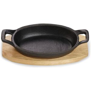 ECHTWERK Servierschale; 20x10x3 cm (LxBxH); schwarz; oval ECHTWERK Servierschale; 20x10x3 cm (LxBxH); schwarz; oval