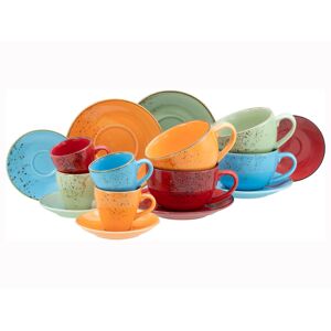 CreaTable Nature Collection - Tassen-Set 16-tlg; mehrfarbig CreaTable Nature Collection - Tassen-Set 16-tlg; mehrfarbig