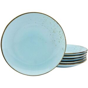 CreaTable Nature Collection - Speiseteller 6-tlg; 27x3.5 cm (ØxH); hellblau; rund; 6 Stück / Pack CreaTable Nature Collection - Speiseteller 6-tlg; 27x3.5 cm (ØxH); hellblau; rund; 6 Stück / Pack