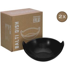 CreaTable STREET FOOD - 2-er Balti Dish schwarz; 300 ml, 17x15.5x7 cm (LxBxH); schwarz; rechteckig; 2 Stück / Pack CreaTable STREET FOOD - 2-er Balti Dish schwarz; 300 ml, 17x15.5x7 cm (LxBxH); schwarz; rechteckig; 2 Stück / Pack