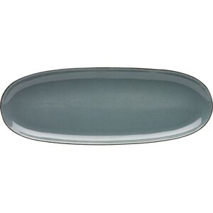 van Well Platte Urban, Steinzeug, van Well; 34x12.5x2.1 cm (LxBxH); grau; oval; 4 Stück / Pack van Well Platte Urban, Steinzeug, van Well; 34x12.5x2.1 cm (LxBxH); grau; oval; 4 Stück / Pack