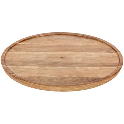 Vega Cornu Holztablett - Rund, Eiche, 34.8x2 cm Vega Cornu Holztablett - Rund, Eiche, 34.8x2 cm