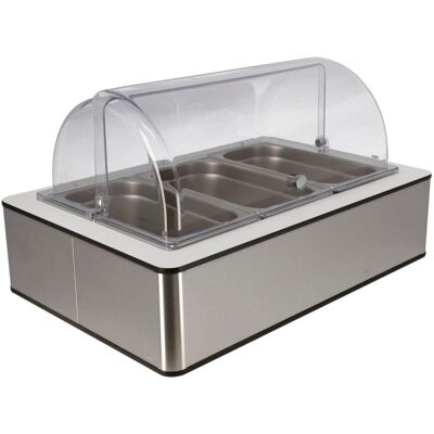 Vega Lebensmittelaufbewahrung - Fundale 10 cm Nuss/Transparent/Edelstahl Vega Lebensmittelaufbewahrung - Fundale 10 cm Nuss/Transparent/Edelstahl
