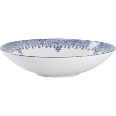 Vega Nonna Porzellanplatte - Vintage Stil, 700ml, Blau & Weiß Vega Nonna Porzellanplatte - Vintage Stil, 700ml, Blau & Weiß