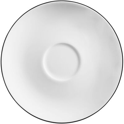 Vega - Bellino 12 cm - Weiß/Schwarz - Rundteller Vega - Bellino 12 cm - Weiß/Schwarz - Rundteller