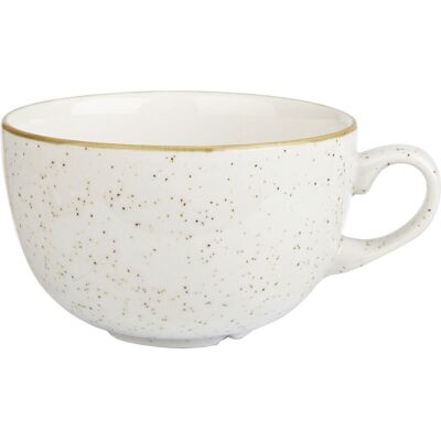 Churchill Stonecast Gerste Weiß Cappuccino-Tasse - Vitrifizierte Porzellan Churchill Stonecast Gerste Weiß Cappuccino-Tasse - Vitrifizierte Porzellan