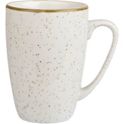 Churchill Stonecast Gerste Weiß Tasse - Tasse, Geschirr, Vitrifiziertes Porzellan Churchill Stonecast Gerste Weiß Tasse - Tasse, Geschirr, Vitrifiziertes Porzellan