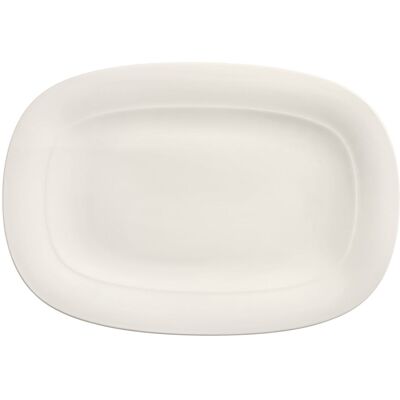 Vega Premiora Ovales Servierplatte - Weiß Creme - 38,5x26,5cm Vega Premiora Ovales Servierplatte - Weiß Creme - 38,5x26,5cm