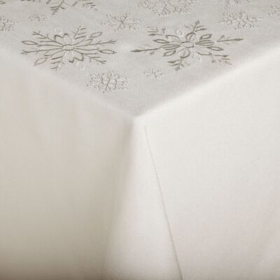 ERWIN M. - Nova Star - 80x80 cm - Natur/Grau - Tischdecke ERWIN M. - Nova Star - 80x80 cm - Natur/Grau - Tischdecke