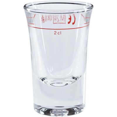 Bormioli Rocco Spar-Pack Schnapsglas Dublino mit Eichstrich; 34 ml, 4.5x7 cm (ØxH); transparent; 2 cl Eichstrich, 24 Stück / Pack Bormioli Rocco Spar-Pack Schnapsglas Dublino mit Eichstrich; 34 ml, 4.5x7 cm (ØxH); transparent; 2 cl Eichstrich, 24 Stück / Pack