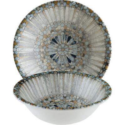 Bonna Luca Mosaikschale - 16cm - Blau - Mikrowellen- & ofenfest Bonna Luca Mosaikschale - 16cm - Blau - Mikrowellen- & ofenfest