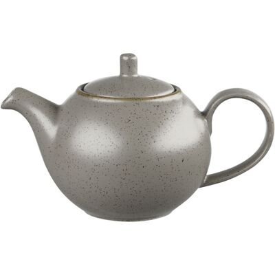Churchill Teiera Stonecast Pfefferkorn - Teekanne - Rund - 852ml, 15cm (H) - Set von 4 Churchill Teiera Stonecast Pfefferkorn - Teekanne - Rund - 852ml, 15cm (H) - Set von 4