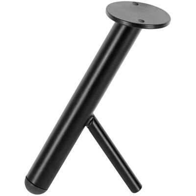 Vega Stahlmöbelfüße Set - 3 stk, 7.1x12.4 cm, schwarz, rund Vega Stahlmöbelfüße Set - 3 stk, 7.1x12.4 cm, schwarz, rund