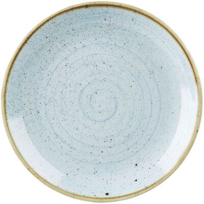 Churchill Teller flach Stonecast Duck Egg Coupe; 26 cm (Ø); hellblau/braun; rund; 12 Stück / Pack Churchill Teller flach Stonecast Duck Egg Coupe; 26 cm (Ø); hellblau/braun; rund; 12 Stück / Pack