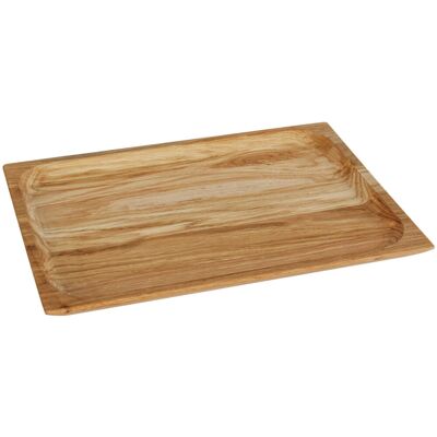 Vega Eichen Servierbrett - Lebensmittelsicher, mit Nut, 35,5x25,5 cm Vega Eichen Servierbrett - Lebensmittelsicher, mit Nut, 35,5x25,5 cm