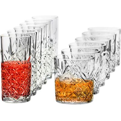 Pasabahçe Set Gläser Timeless 12 Stück - Glasset Pasabahçe Set Gläser Timeless 12 Stück - Glasset