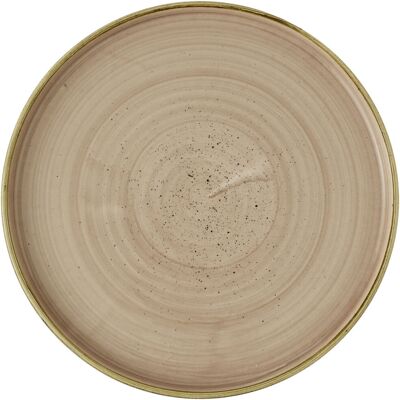 Churchill Teller flach Stonecast Truffle mit erhöhtem Rand; 26 cm (Ø); hellbraun/braun; rund; 6 Stück / Pack Churchill Teller flach Stonecast Truffle mit erhöhtem Rand; 26 cm (Ø); hellbraun/braun; rund; 6 Stück / Pack