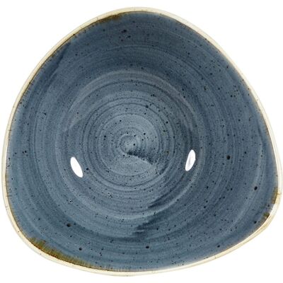 Churchill Bowl Schale Stonecast Blueberry dreieckig; 600 ml, 23.5x23.5 cm (LxB); blau/braun; 12 Stück / Pack Churchill Bowl Schale Stonecast Blueberry dreieckig; 600 ml, 23.5x23.5 cm (LxB); blau/braun; 12 Stück / Pack