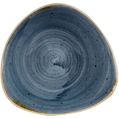Churchill Bowl Schale Stonecast Blueberry dreieckig; 370 ml, 18.5x18.5 cm (LxB); blau/braun; 12 Stück / Pack Churchill Bowl Schale Stonecast Blueberry dreieckig; 370 ml, 18.5x18.5 cm (LxB); blau/braun; 12 Stück / Pack