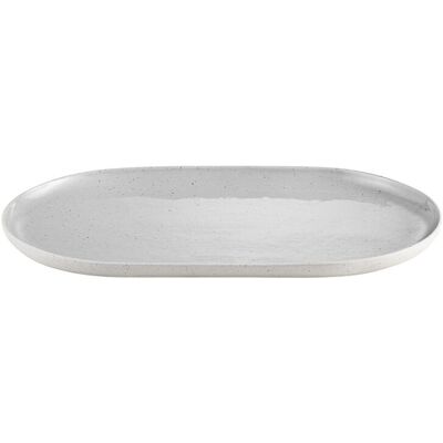 blomus Servierplatte -SABLO; 35x20x2 cm (LxBxH); hellgrau; oval blomus Servierplatte -SABLO; 35x20x2 cm (LxBxH); hellgrau; oval